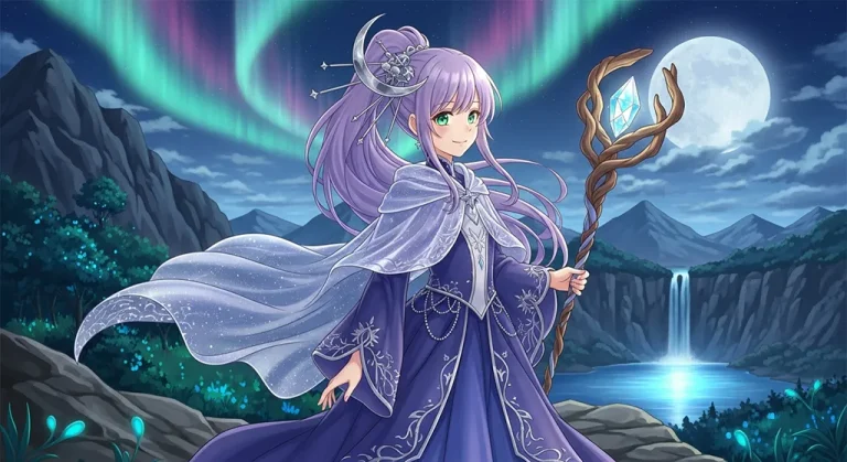 magical anime girl hd fantasy art for gaming pc