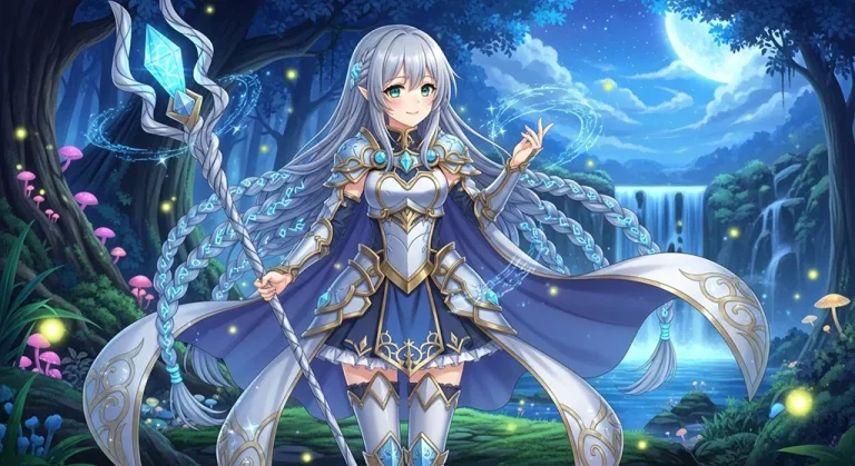 fantasy anime girl ultra hd aesthetic wallpaper for windows pc