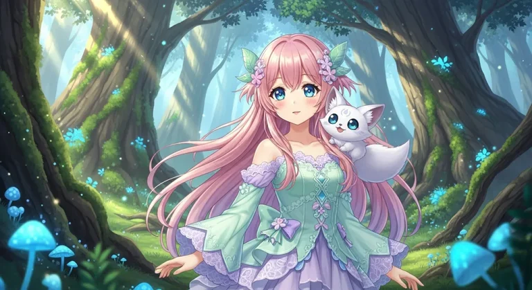 fantasy anime girl ultra hd fantasy art for gaming pc