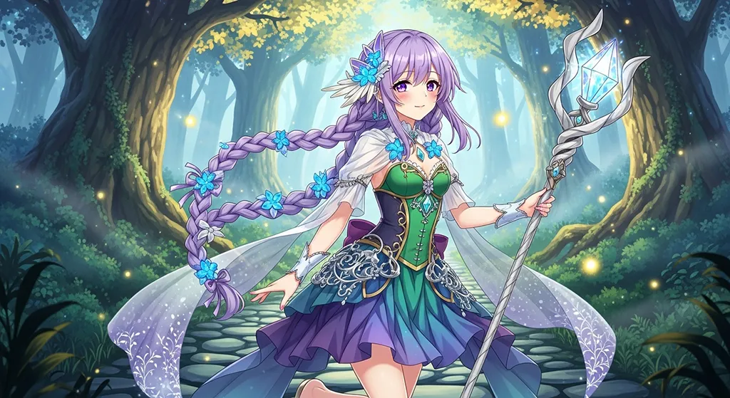 dream anime girl ultra hd fantasy art for gaming pc