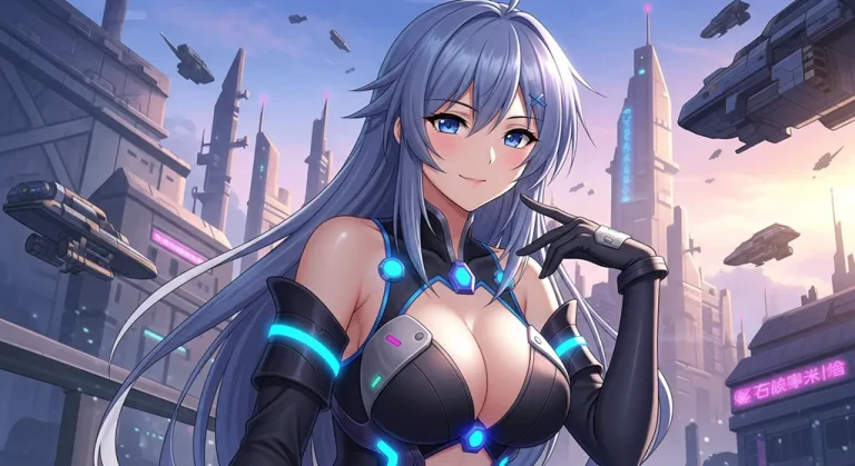 sweet anime girl hd background for laptop