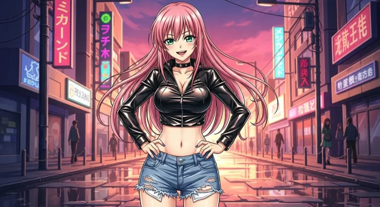 sweet anime girl 8k aesthetic wallpaper for windows pc