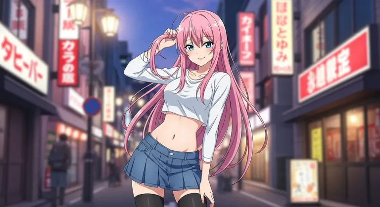 romantic anime girl 8k desktop theme for mac