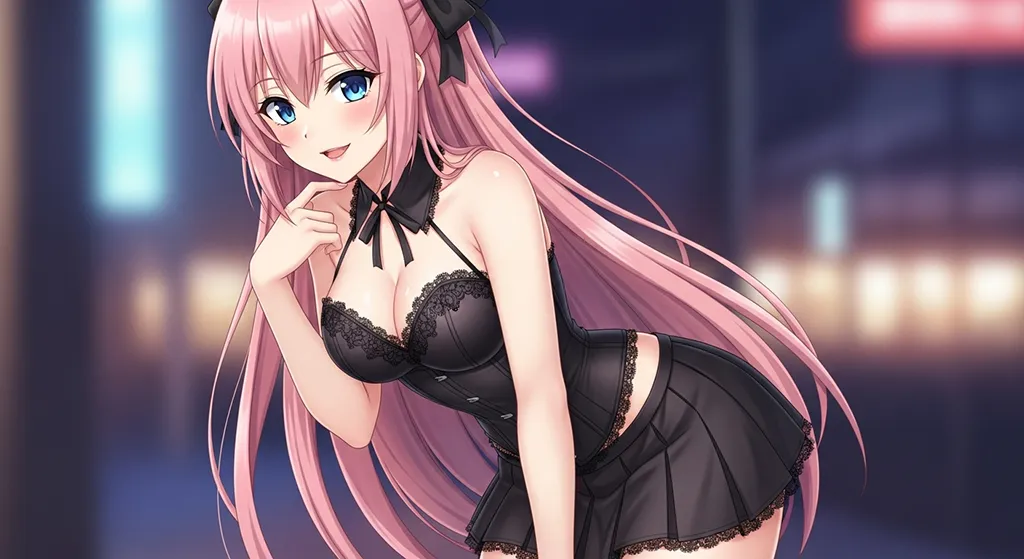 love anime girl 8k wallpaper for desktop pc