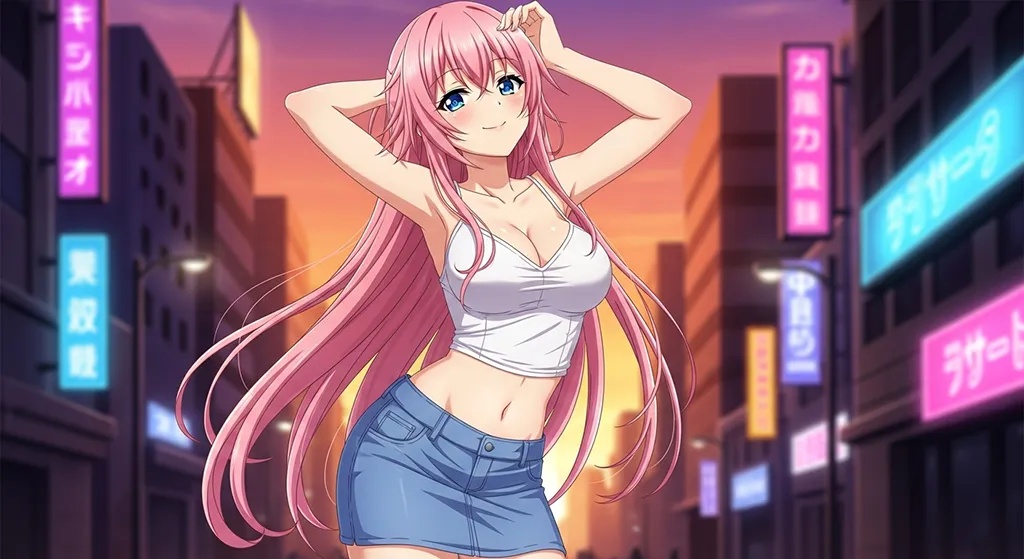 love anime girl 8k background for laptop