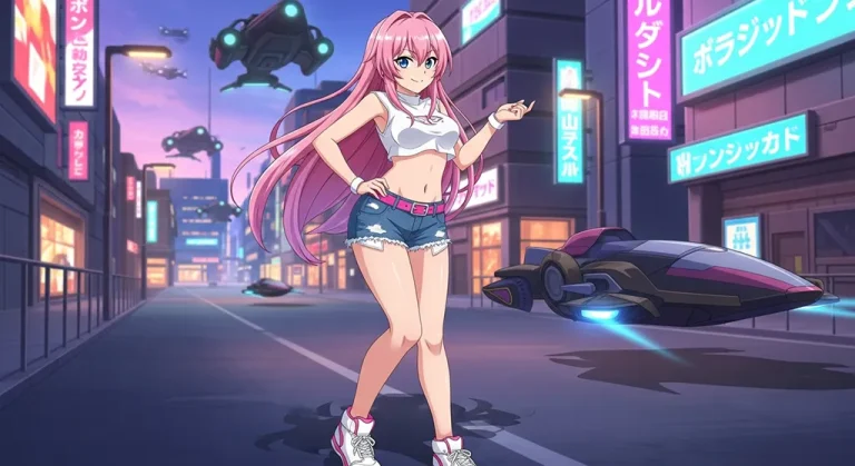 cute anime girl hd background for laptop