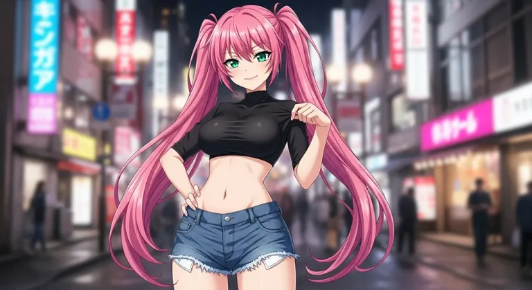 cute anime girl full hd background for laptop