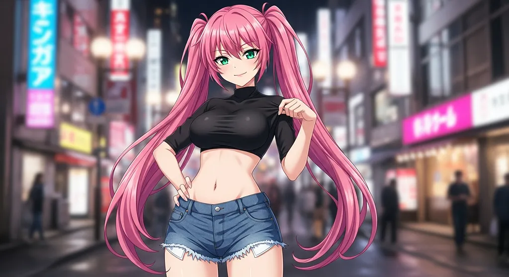 cute anime girl full hd background for laptop