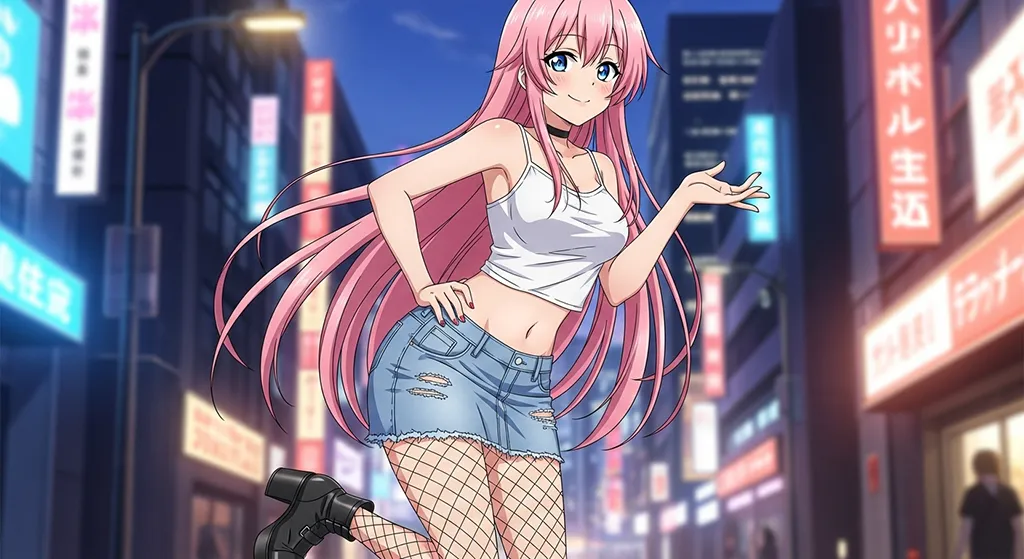 sweet anime girl ultra hd aesthetic wallpaper for windows pc