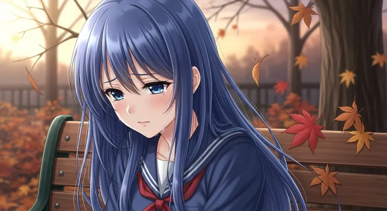 lonely anime girl hd anime art for gaming pc