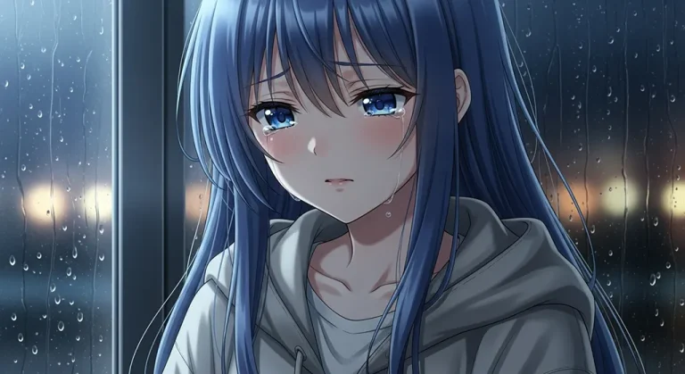 lonely anime girl 8k background for laptop