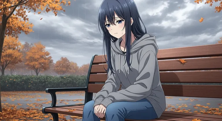 crying anime girl ultra hd desktop theme for mac