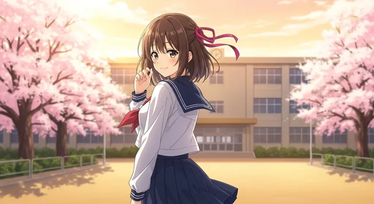 college anime girl full hd anime art for gaming pc