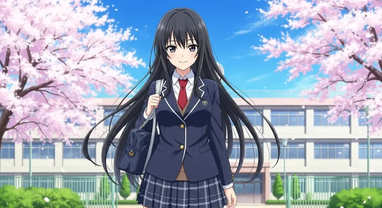 student anime girl ultra hd background for laptop