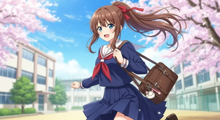 student anime girl full hd anime art for gaming pc