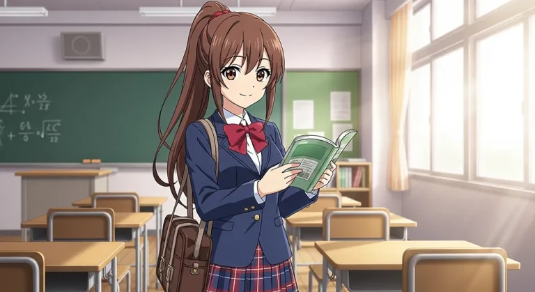 anime classroom anime girl 4k aesthetic wallpaper for windows pc