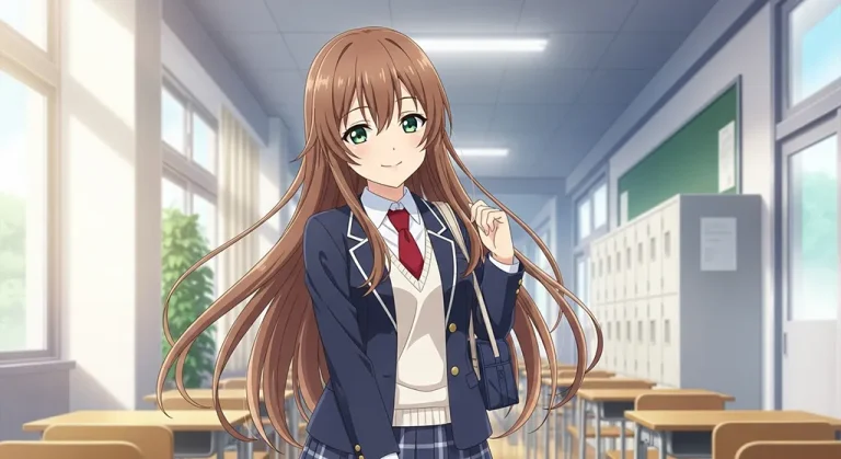 anime classroom anime girl ultra hd aesthetic wallpaper for windows pc