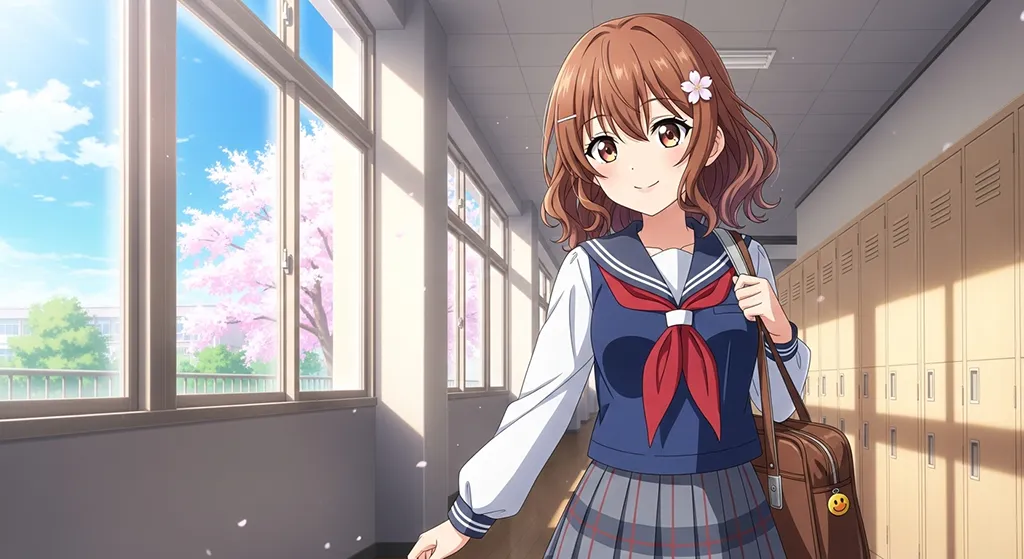 cute anime girl ultra hd anime art for gaming pc