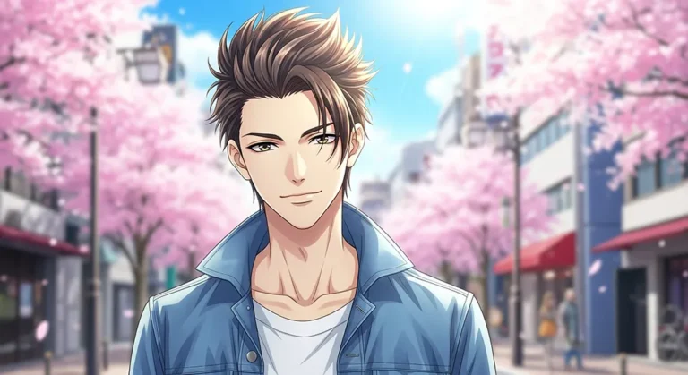 Home 1 Anime boy cherry blossom wallpaper