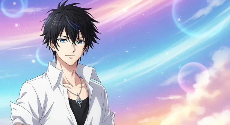 Anime boy fantasy sky wallpaper